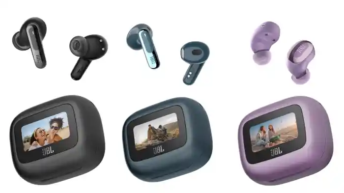 JBL Live Beam 3 ANC True Wireless Noise Cancelling Earbuds With Display